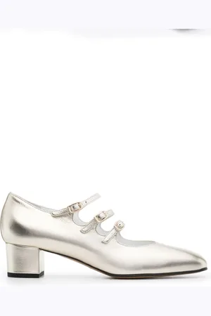 Carel Kina 45mm metallic Mary Jane pumps