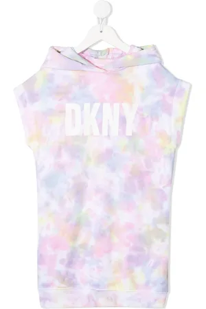 DKNY Tie-dye logo dress