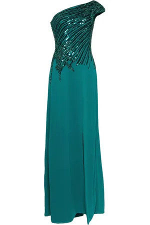 Saiid Kobeisy One shoulder sequin long dress