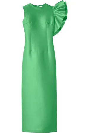 Destree Franz ruffled-detail midi dress