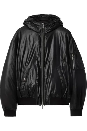 Burberry Hooded bomber jacket