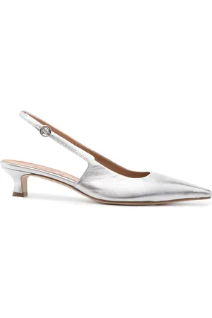 Aeyde Catrina 35mm metallic-leather pumps