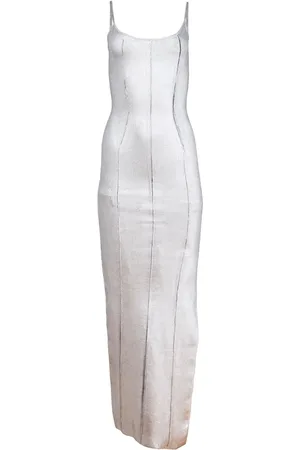 FLEUR DU MAL Flash ribbed dress