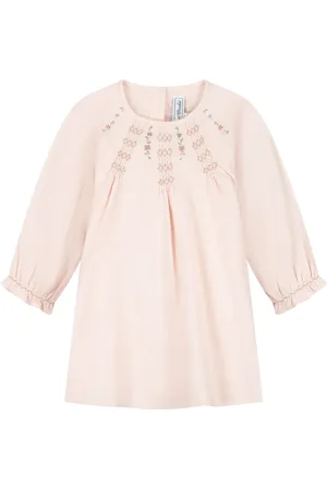 Tartine Et Chocolat Floral-embroidered dress