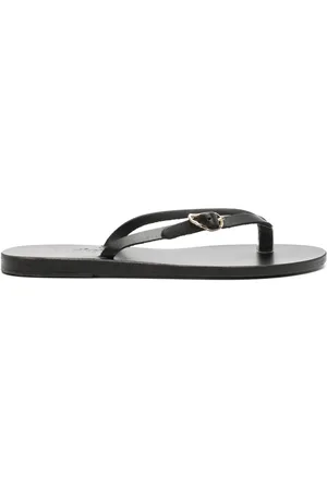 Ancient Greek Sandals Leather slip-on flip flops