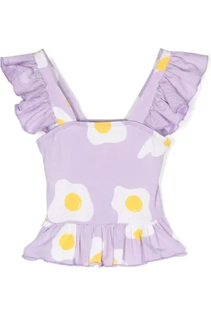 Wauw Capow by Bangbang Beatrix egg-print sleeveless top