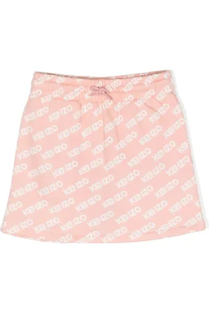 Kenzo Tod logo-motif cotton skirt