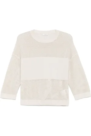 PESERICO SIGN Lurex-knit sweater