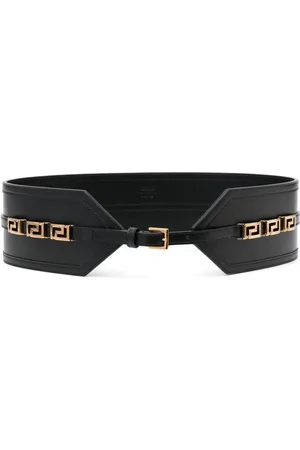 VERSACE Greca Goddess leather belt