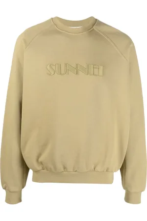 SUNNEI Logo-embroidered crew-neck sweatshirt