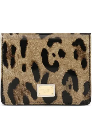 Dolce & Gabbana Leopard-print leather wallet
