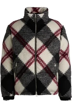 HUGO BOSS Check-pattern jacket