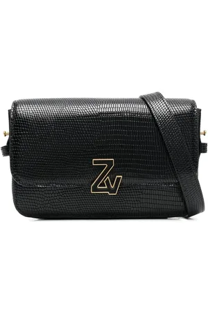 Zadig & Voltaire Logo-plaque leather shoulder bag