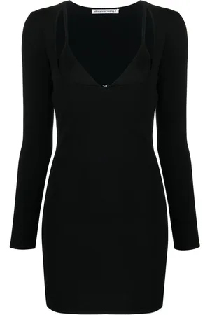 Alexander Wang Layered-neckline detail dress