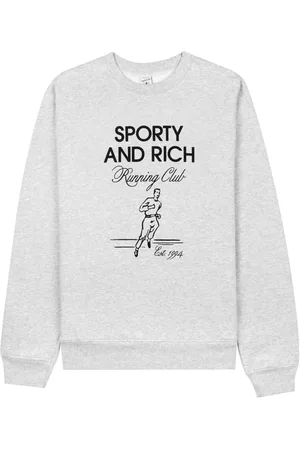 Sporty & Rich Running Man graphic-print sweatshirt