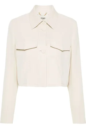 Fendi Twill cropped jacket
