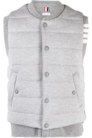 Thom Browne Padded-design button-down gilet
