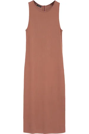 ANINE BING Savannah waffle-effect midi dress