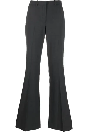 THEORY Wool-blend flared trousers