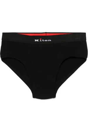 Kiton Logo-waistband briefs