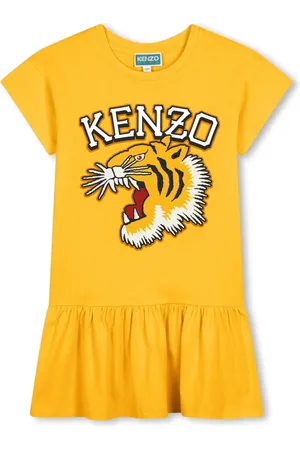 Kenzo Tiger-print cotton dress