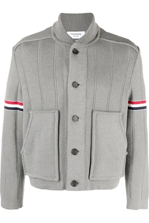 Thom Browne Single-breasted button-fastening shirt jacket