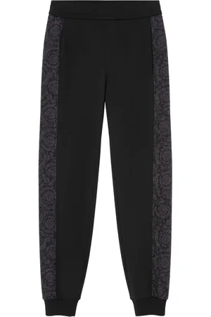 VERSACE Barocco-jacquard lurex track pants