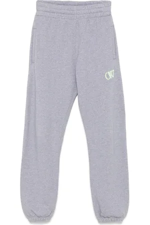 OFF-WHITE Logo-embroidered track trousers