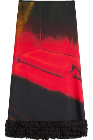 Jil Sander Printed midi skirt