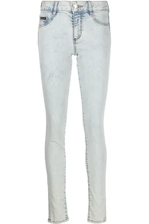 Philipp Plein High-rise skinny-cut jeans