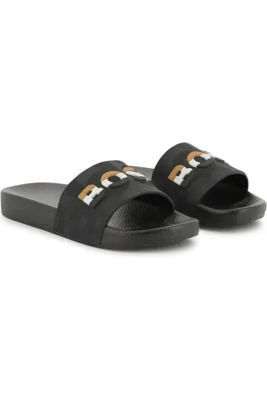 HUGO BOSS Logo-embossed slides