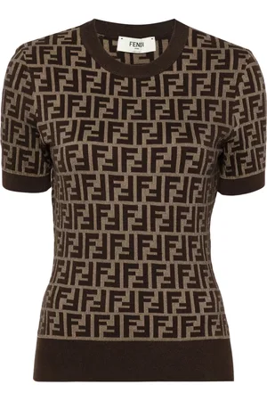 Fendi FF knitted top