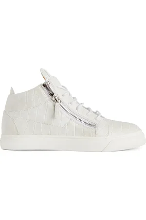 Giuseppe Zanotti Kriss crocodile effect mid-top sneakers