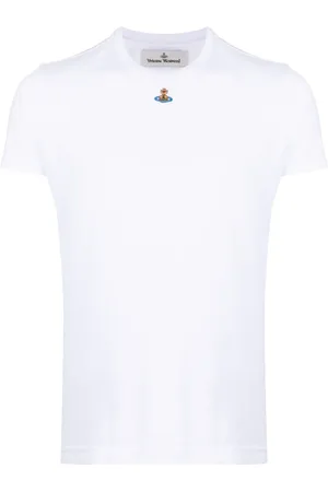 Vivienne Westwood Orb logo-embroidery cotton T-shirt