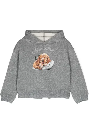 MONNALISA Metallic-effect hoodie