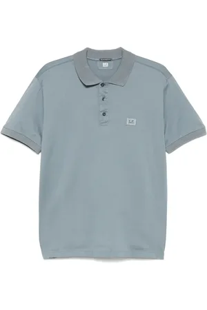 C.P. Company Logo-patch polo shirt