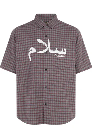 Supreme X UNDERCOVER short-sleeve flannel shirt