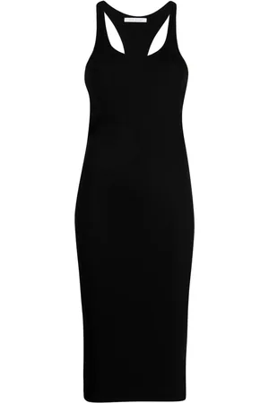 JOHN ELLIOTT Sleeveless ribbed-knit midi dress