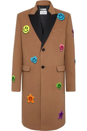 Philipp Plein Multi-patch single-breasted coat
