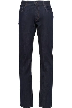 Prada Contrast-stitch straight-leg jeans