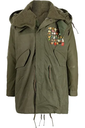 READYMADE Pin-embellished fishtail parka
