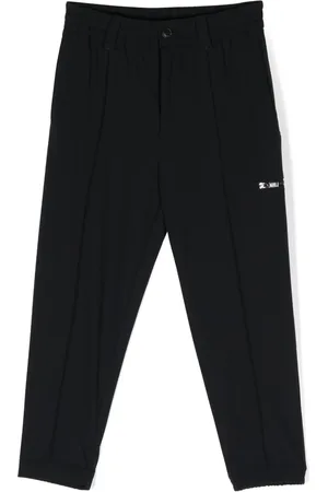 Emporio Armani Pressed-crease tapered trousers