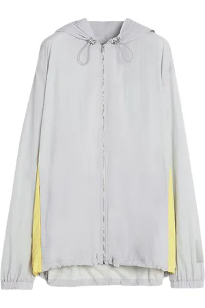 Lanvin X Future two-tone zip-up hoodie
