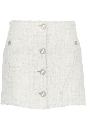 GCDS Tweed mini skirt
