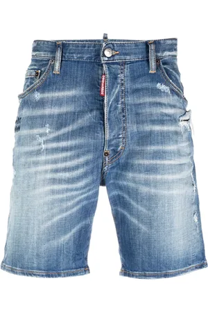 Dsquared2 Distressed denim shorts