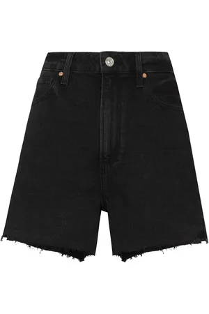 Paige Dani high-waisted denim shorts