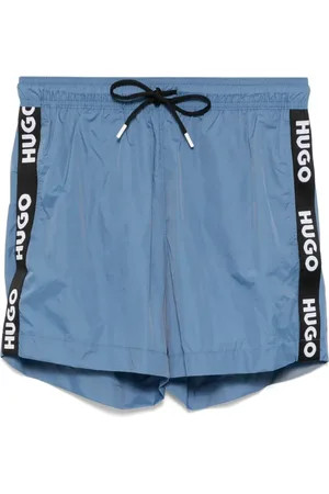 HUGO BOSS Logo trim swim shorts