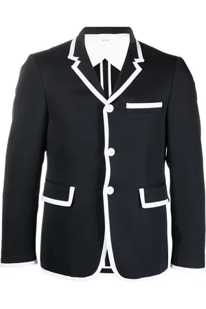 Thom Browne Contrast-trim wool blazer