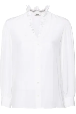 Sandro Ruffle-detail shirt