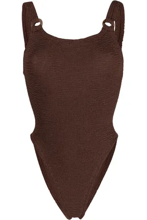 Hunza G Domino seersucker swimsuit